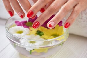 Manicure and hands spa