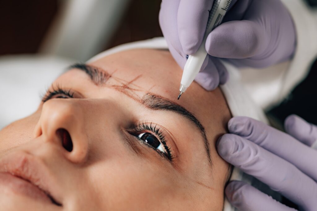 Professional Microblading of Eyebrows